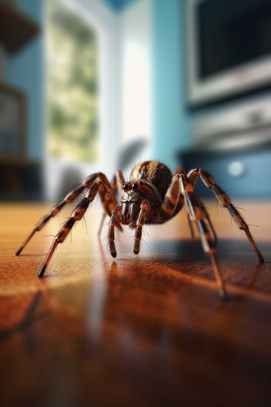 spider in the house