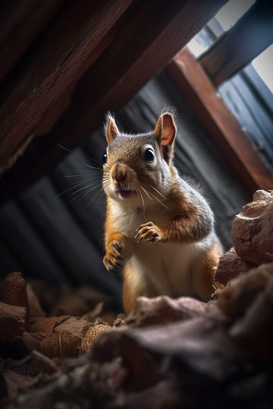 squirrel infestation