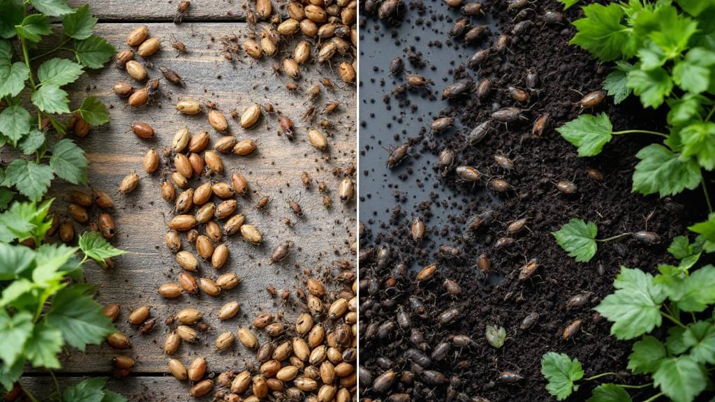 A side-by-side comparison of traditional pest control methods versus modern technologies