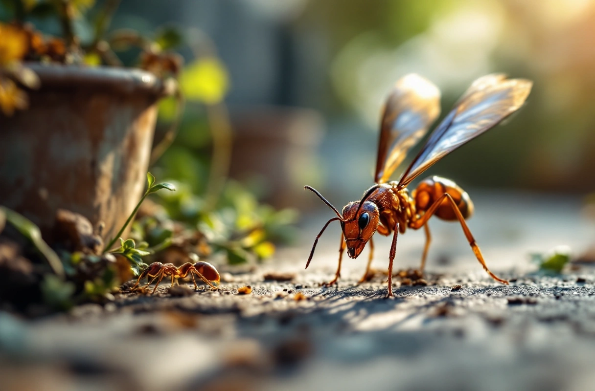Professional image illustrating Understanding Ant Behavior and Types