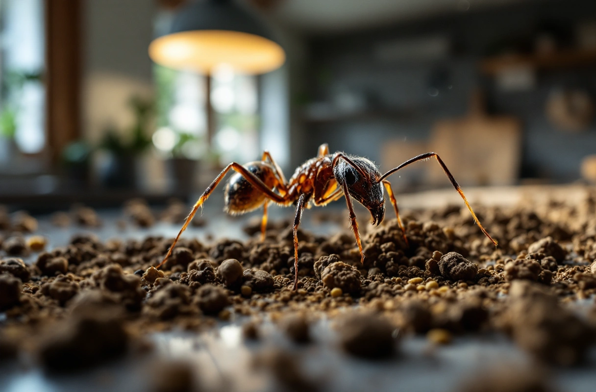 Professional image illustrating Effective Ant Control Methods for Your Kitchen