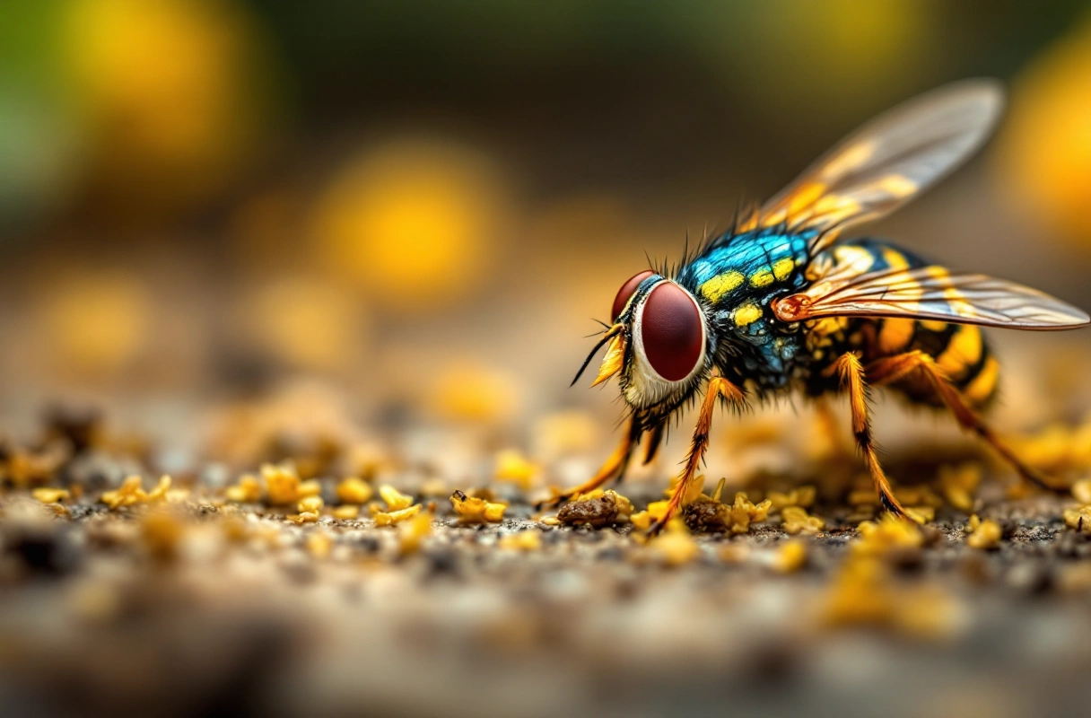 Professional image illustrating Recognizing the Lifecycle of Fruit Flies