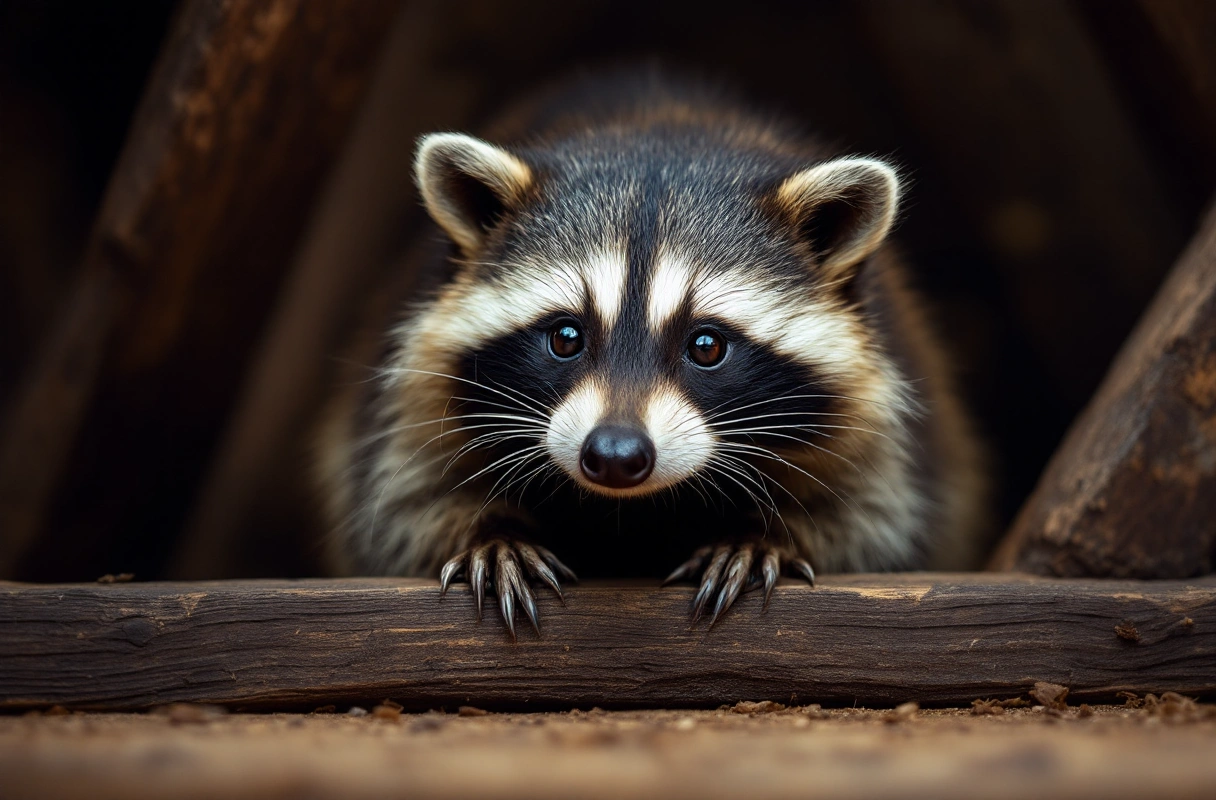 Professional image illustrating Understanding Raccoon Behavior in Homes