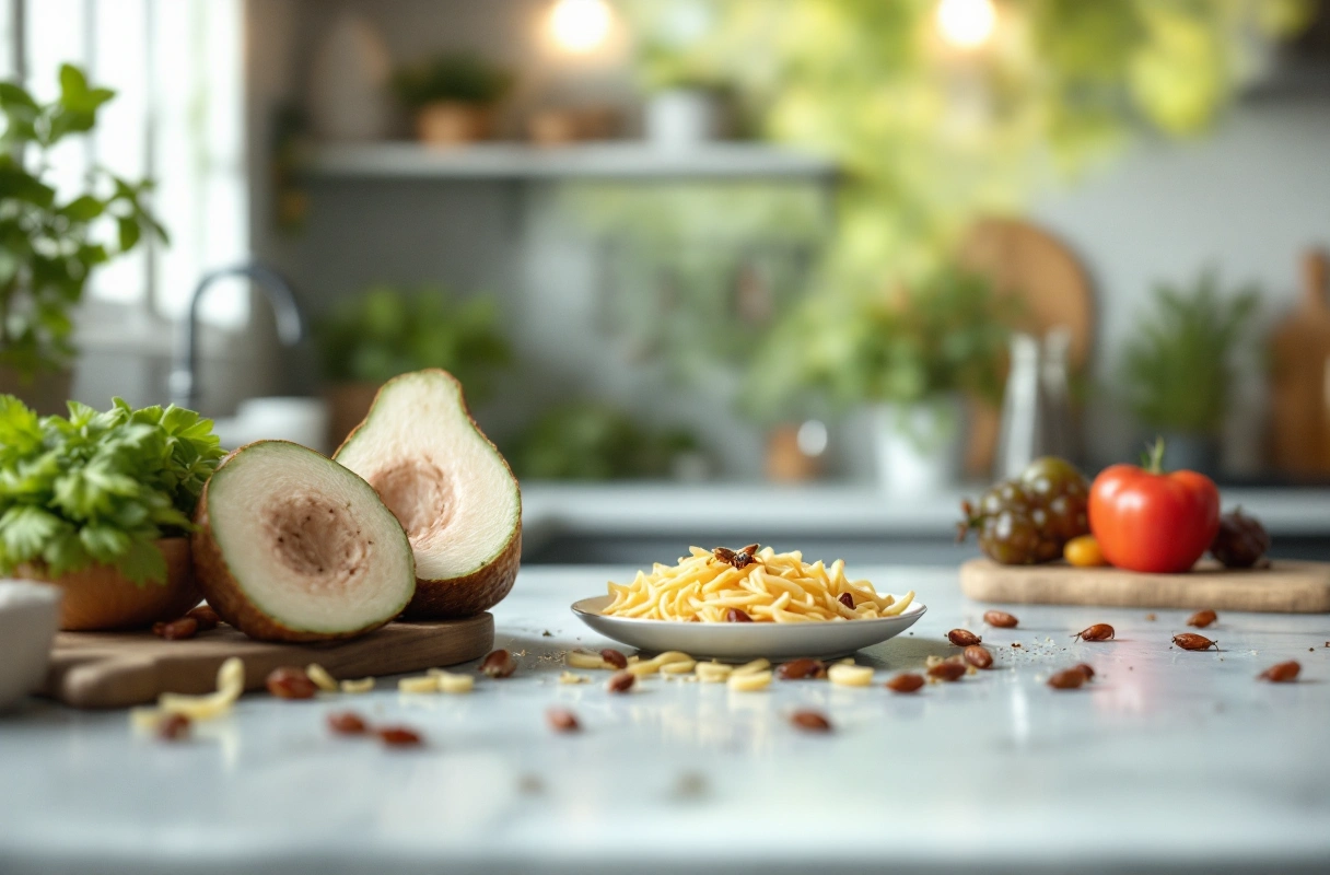 Professional image illustrating Common Kitchen Foods That Roaches Can't Resist