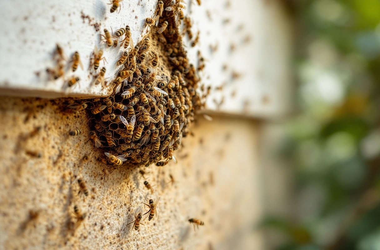 Professional image illustrating Best Practices for Safe Wasp Nest Removal
