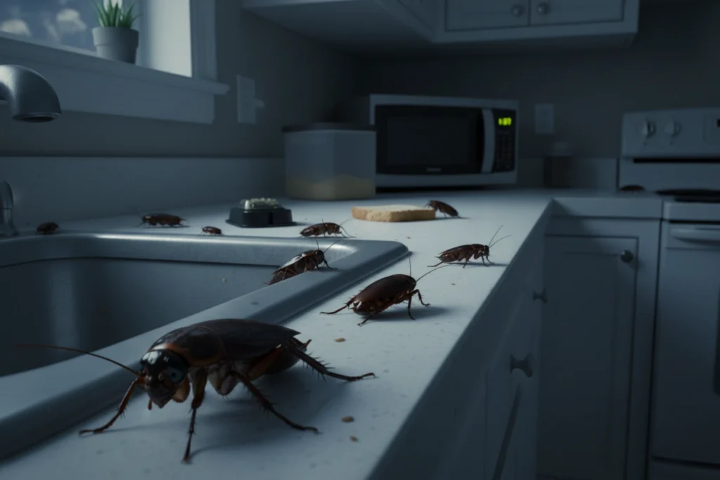 Why Do I Only See Roaches at Night? Prevention Tips