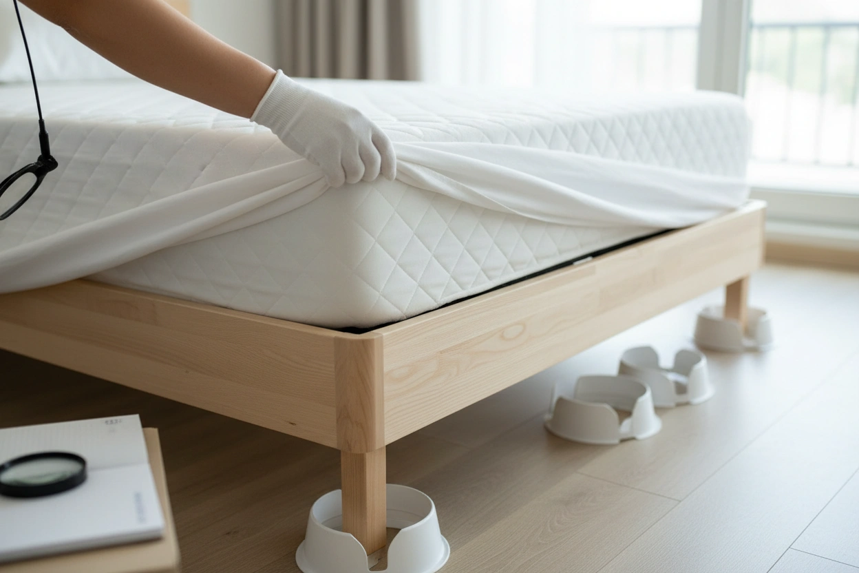 Professional image illustrating Identifying the Signs of Bed Bugs