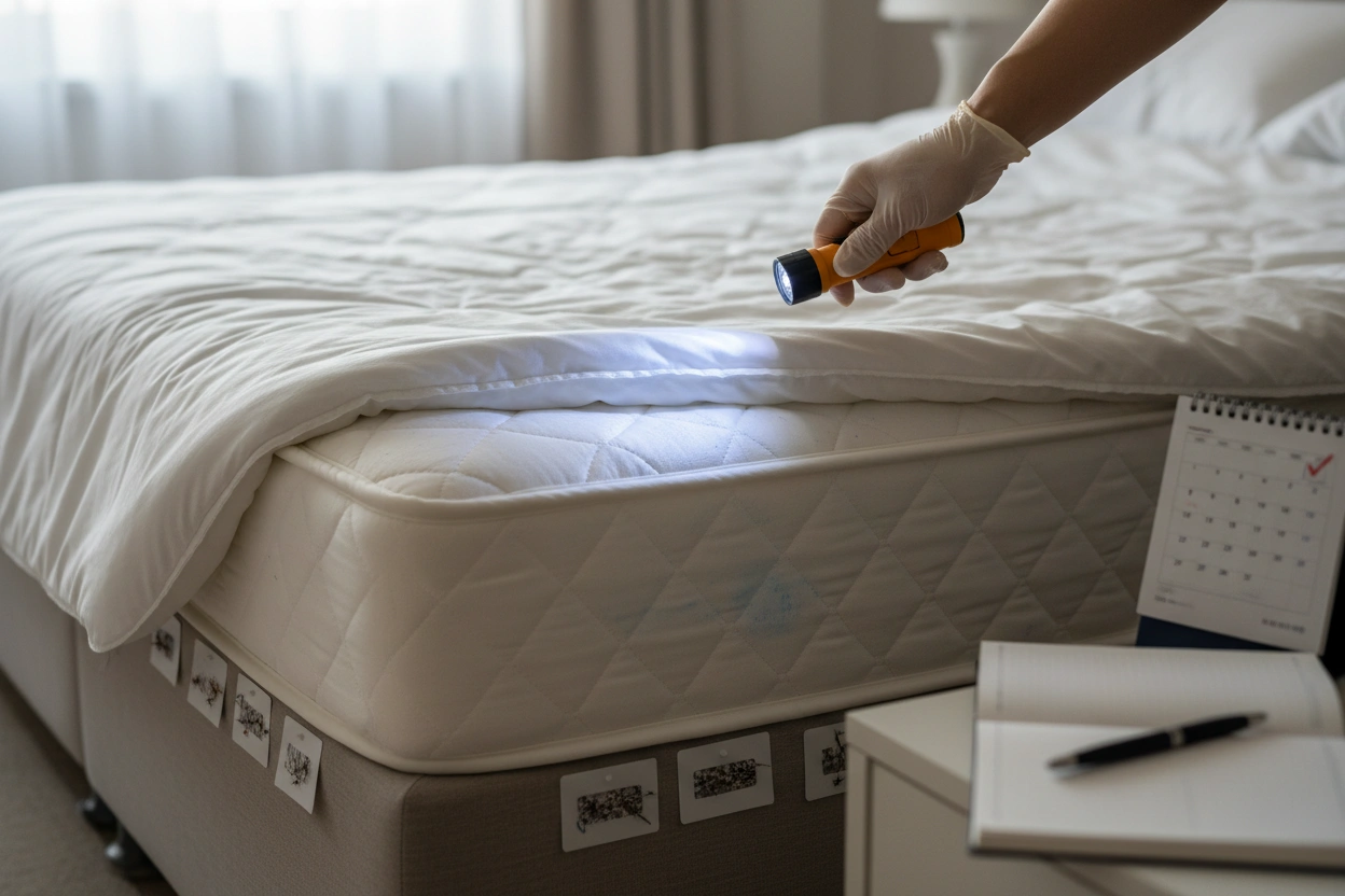 Professional image illustrating Evaluating the Effectiveness of Bed Bug Treatment