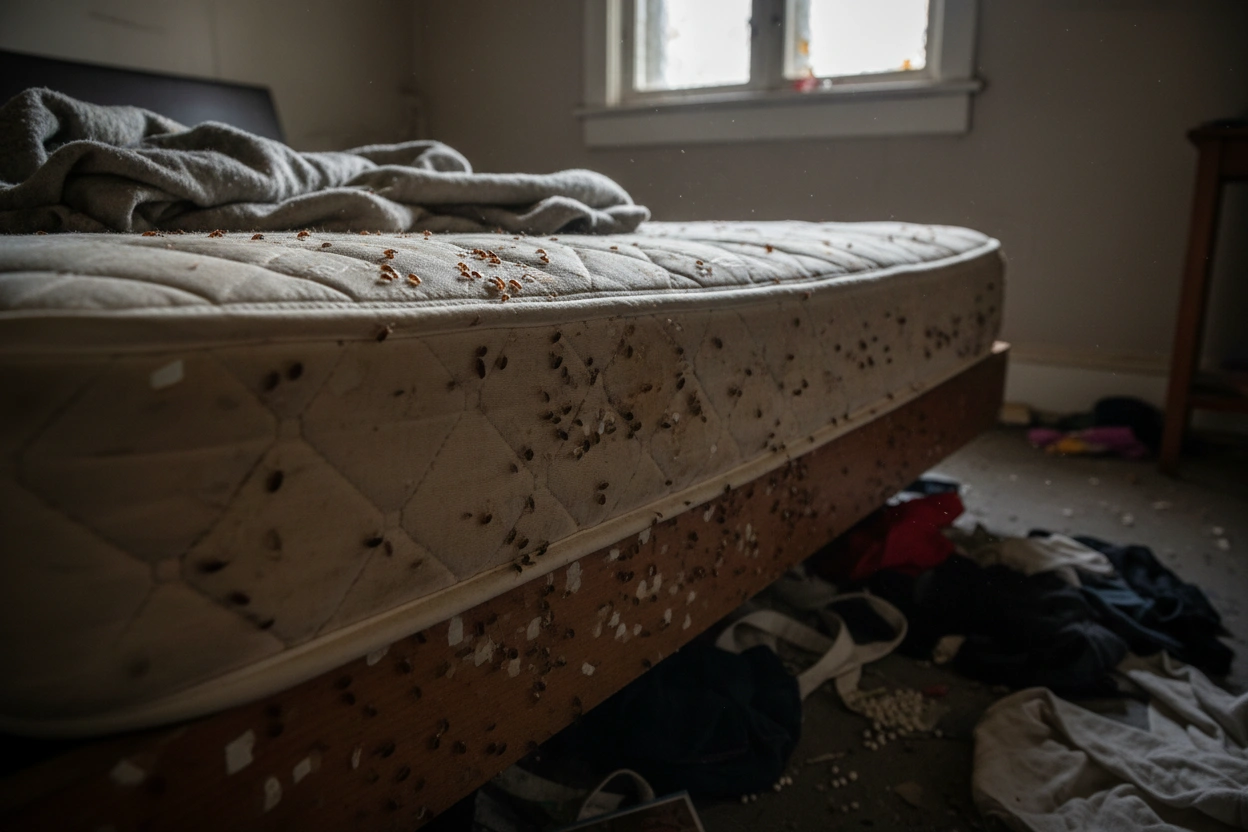 Professional image illustrating The Reality Behind Bed Bug Infestations
