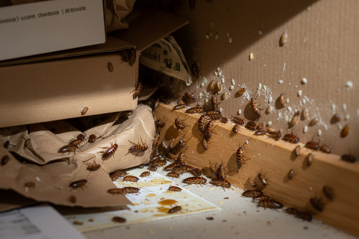 Professional image illustrating The Astonishing Reproduction Rate of Roaches