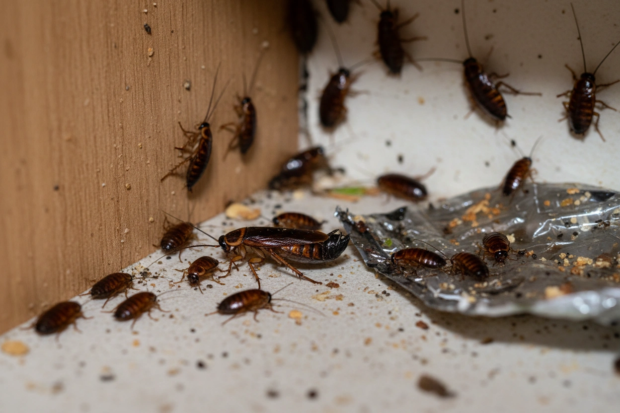 Professional image illustrating Factors Contributing to Roach Population Growth
