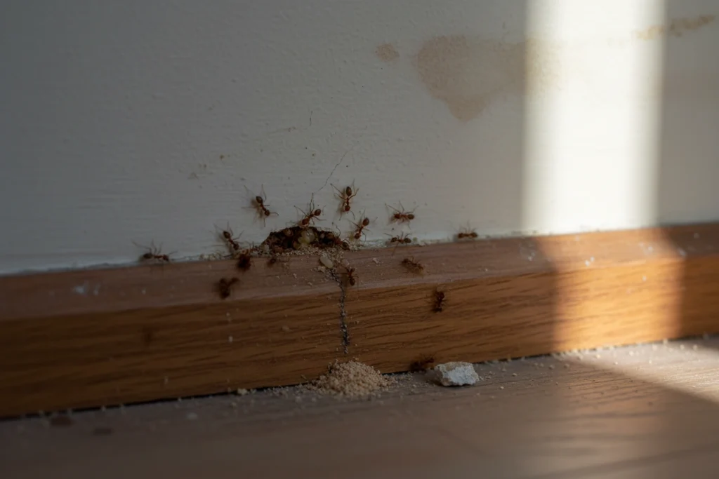 How to Identify Ants Nesting Inside Your Walls