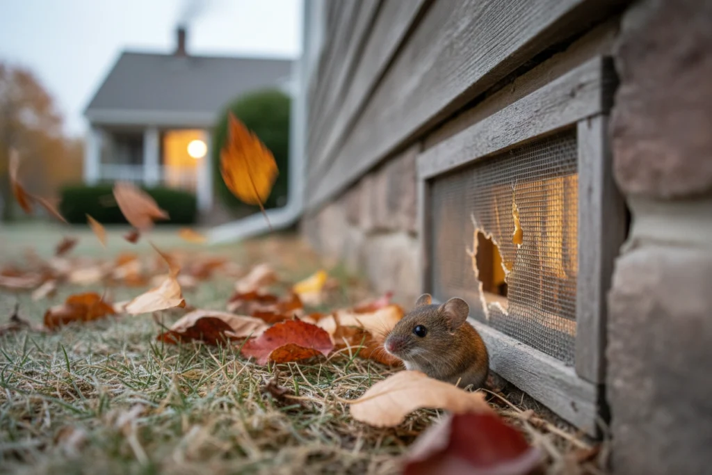 Why Do Rodents Try to Enter Homes in the Fall?