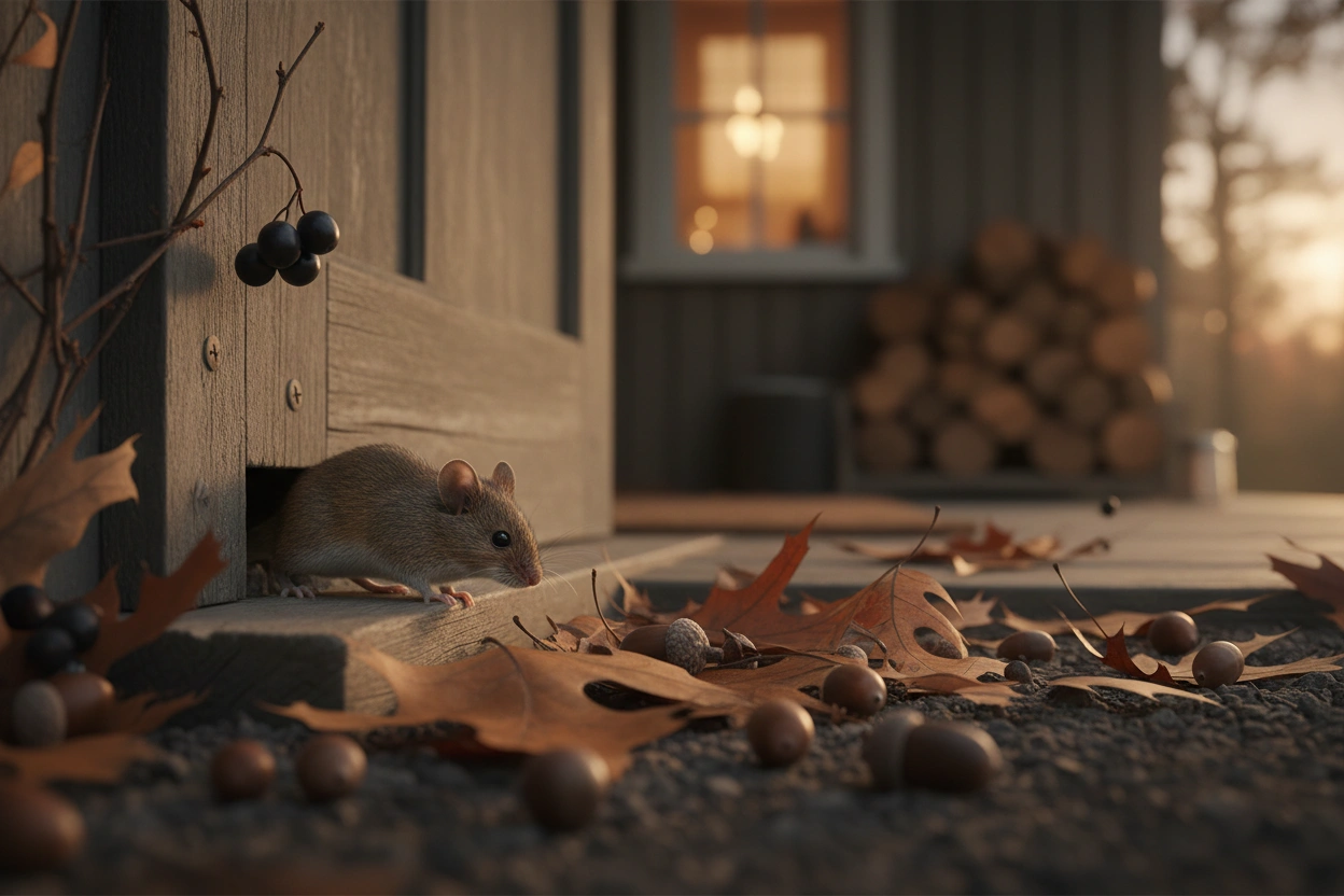 Professional image illustrating The Seasonal Shift: What Attracts Rodents in Autumn