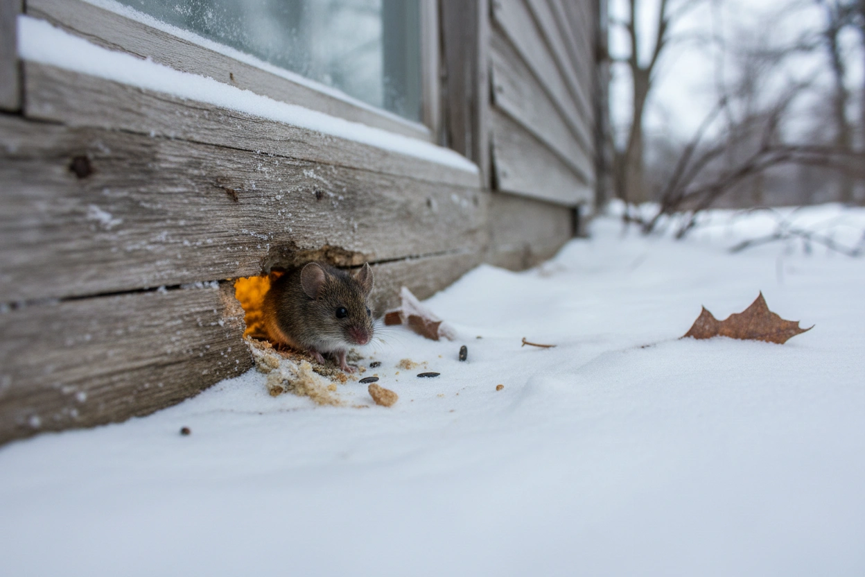 Professional image illustrating The Surprising Reality of Winter Rodent Infestations