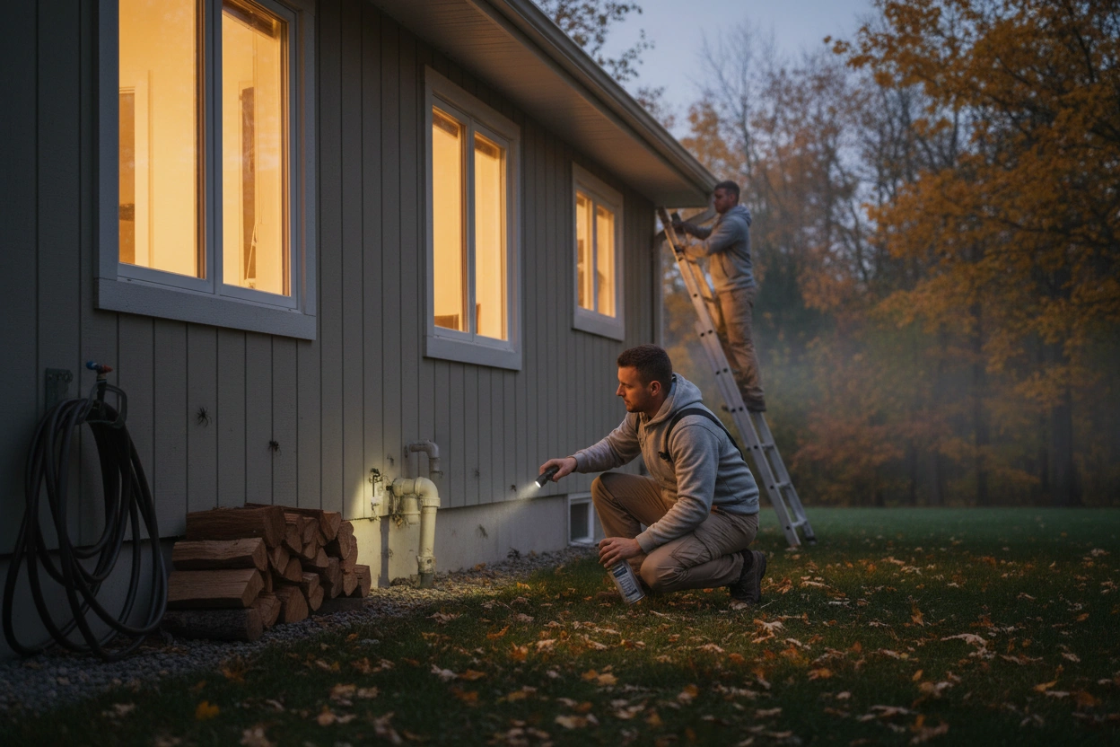 Professional image illustrating The Seasonal Shift: Why Fall Matters for Pest Control