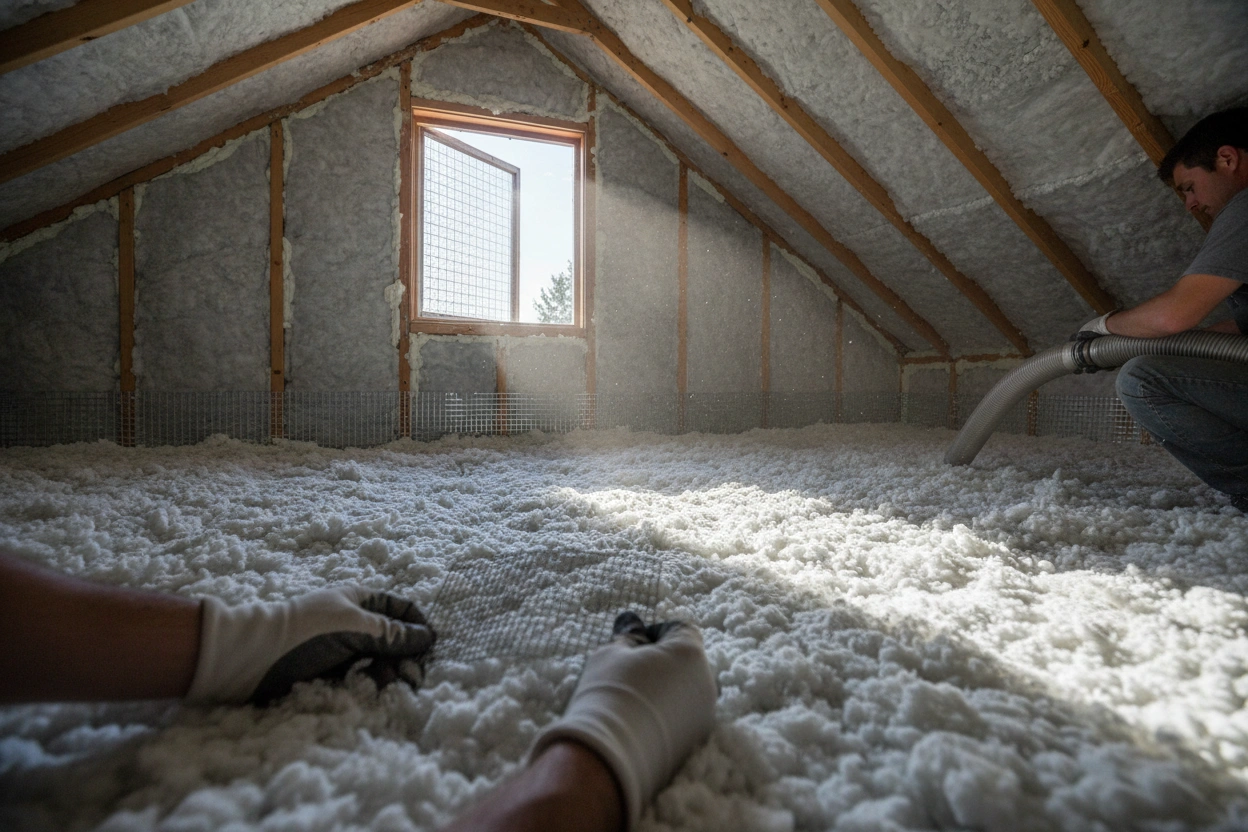 Professional image illustrating Benefits of Upgrading Your Attic Insulation