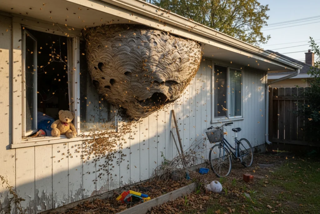 What Happens If You Ignore a Wasp Nest Near Your Home?