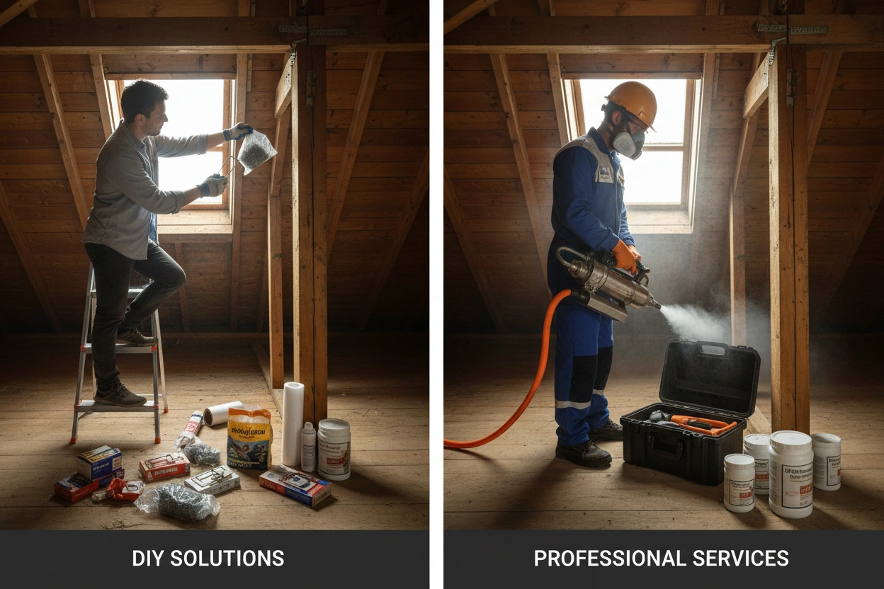 Professional image illustrating Comparing DIY Solutions and Professional Services