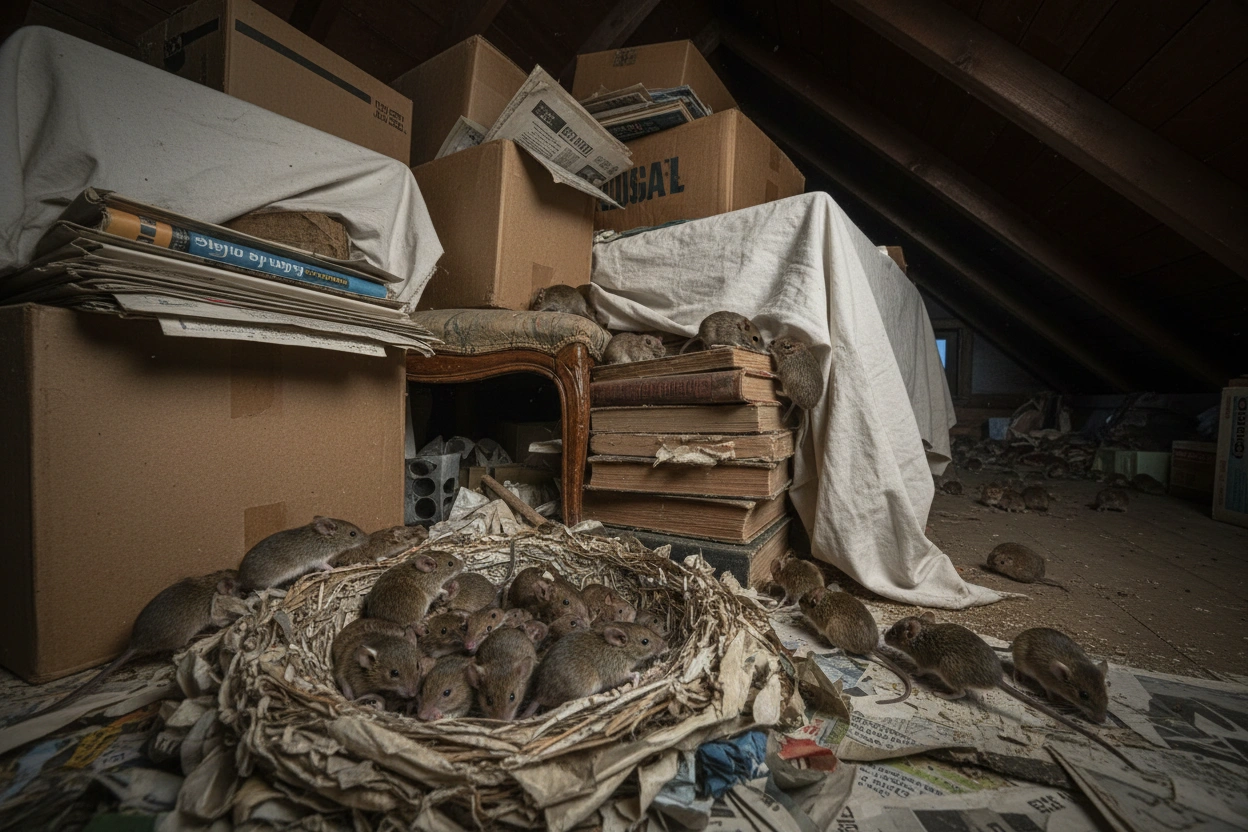 Professional image illustrating The Rapid Reproduction of Common Rodent Species