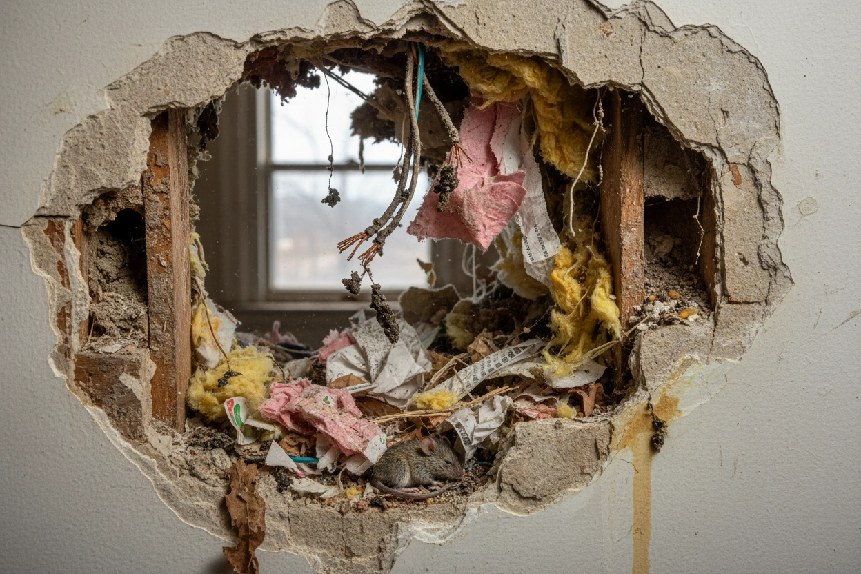 Professional image illustrating Health Risks Associated With Rodent Infestations