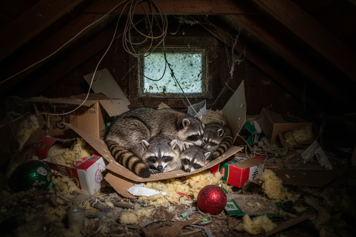 Professional image illustrating Health Risks Associated With Raccoons
