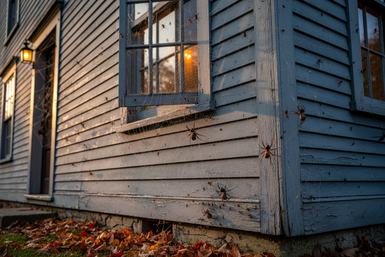 Professional image illustrating Common Spider Species Found in Salem During Fall