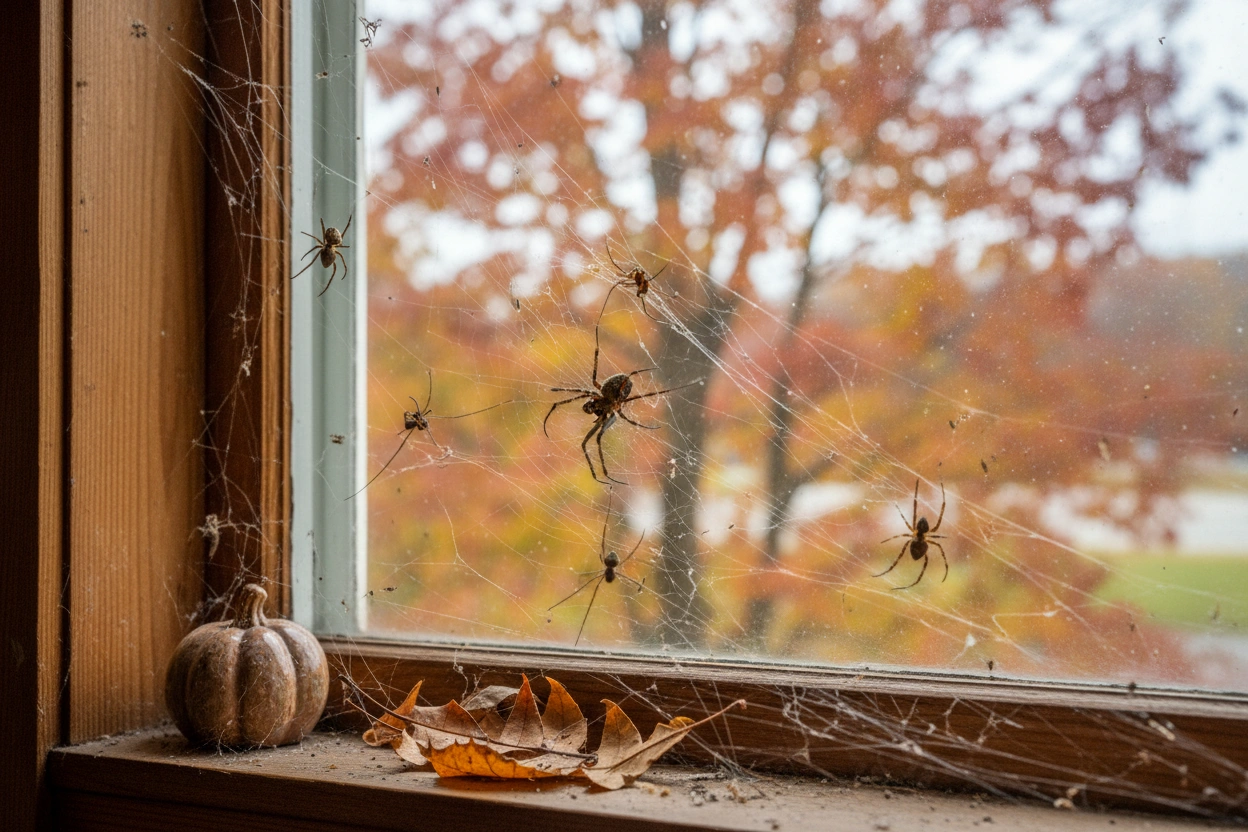 Professional image illustrating Recognizing Signs of Spider Infestation in Your Home