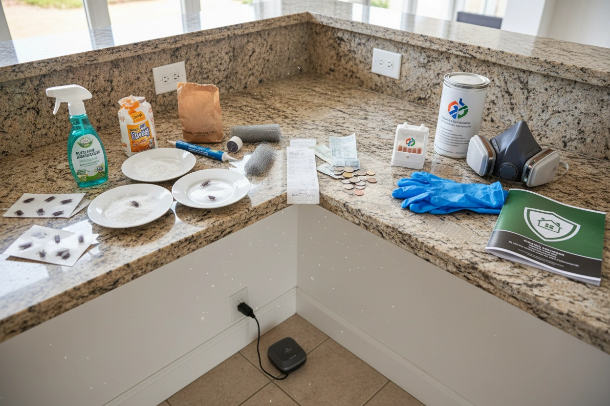 Professional image illustrating DIY Cockroach Removal Techniques