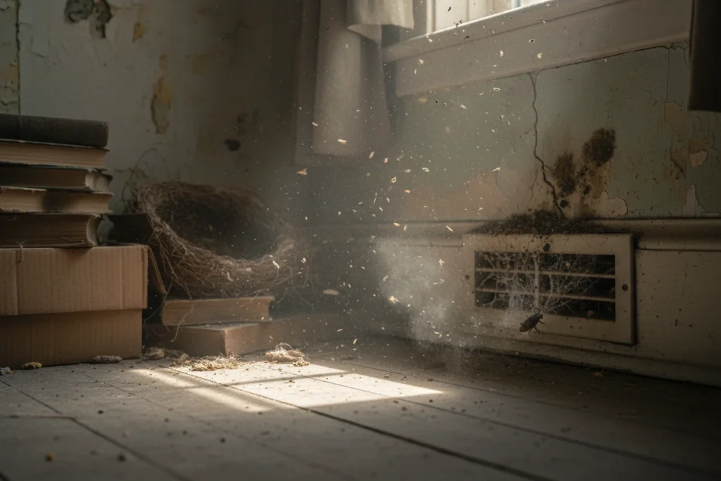 How Pest Contamination Affects Indoor Air Quality