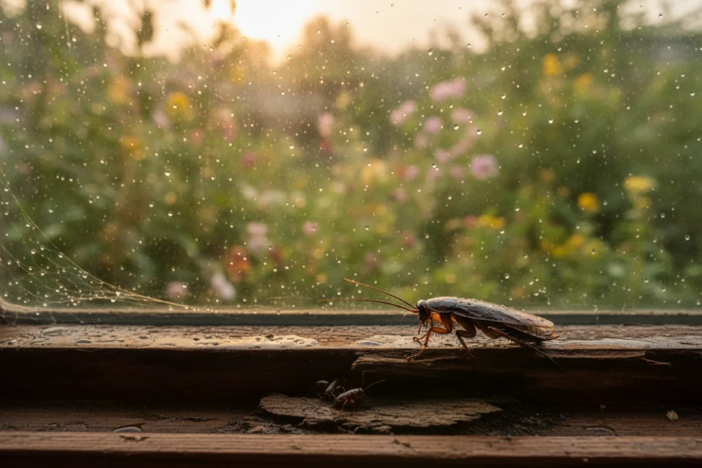 How Summer Humidity Helps Roaches Thrive