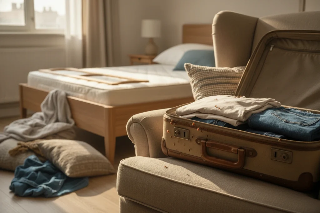How Bed Bugs Spread Through Luggage, Clothing, and Furniture