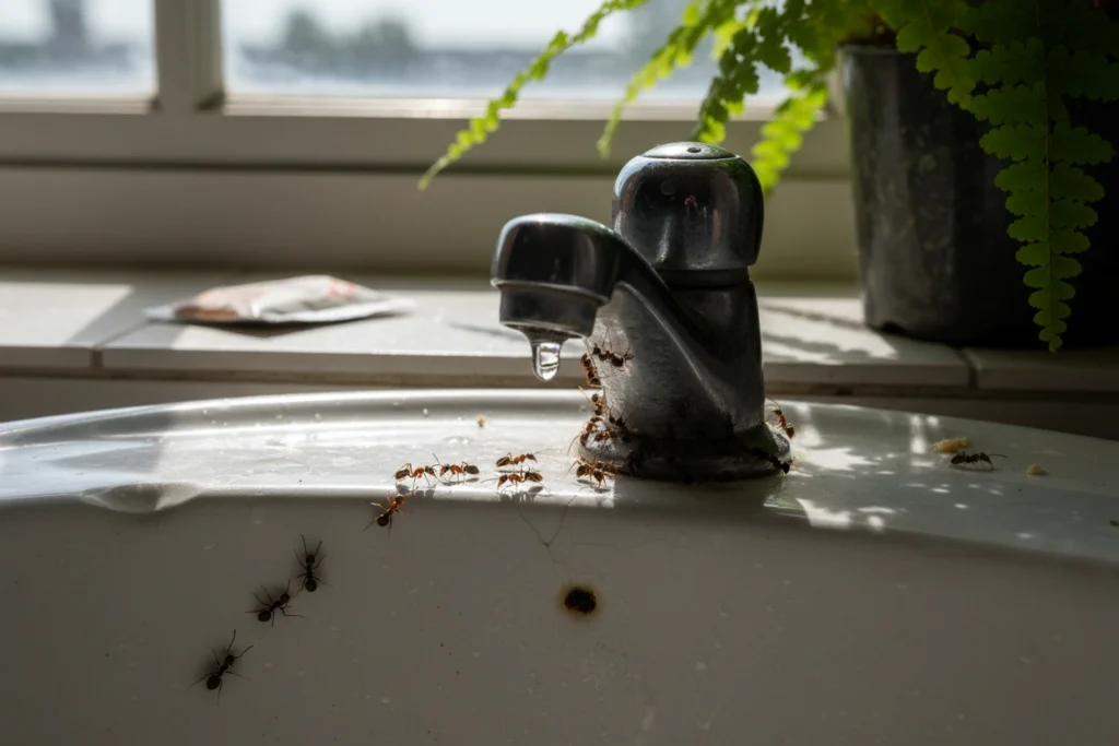 What Ants in Your Bathroom Might Be Trying to Tell You