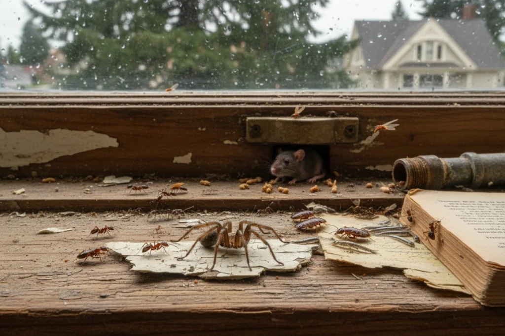 Milwaukie, OR Homeowners: The Most Common Pests Found in Older Portland-Area Homes