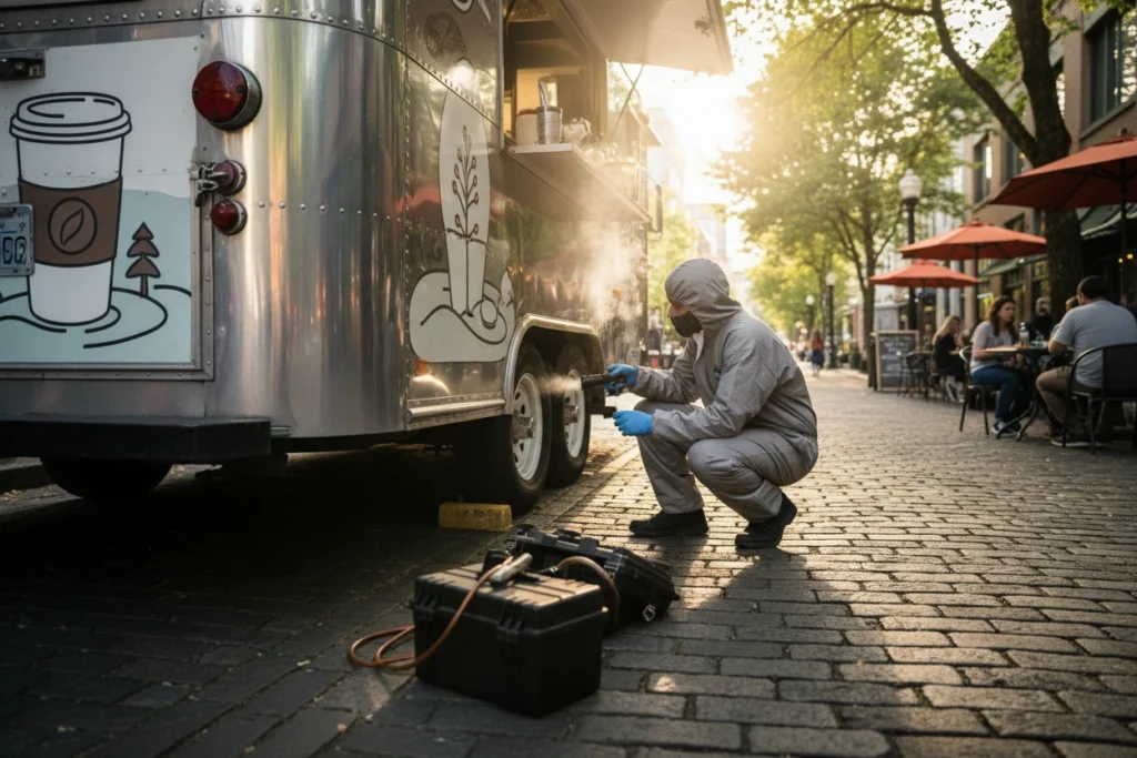 Food Truck Pest Control: Keeping Portland's Mobile Kitchens Roach and Rodent Free