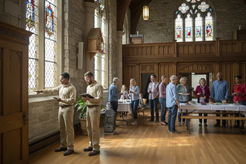 Church and Community Center Pest Control: Managing Large Shared Spaces in Salem