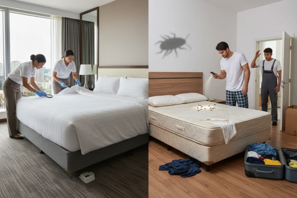 Hotel and Motel Bed Bug Protocols: How Hospitality Properties Differ From Apartments