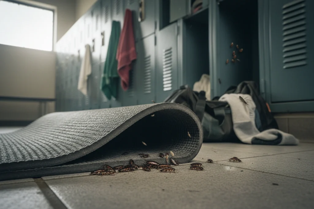 Gym and Fitness Studio Pest Control: Locker Rooms, Mats, and the Bugs You Don't See