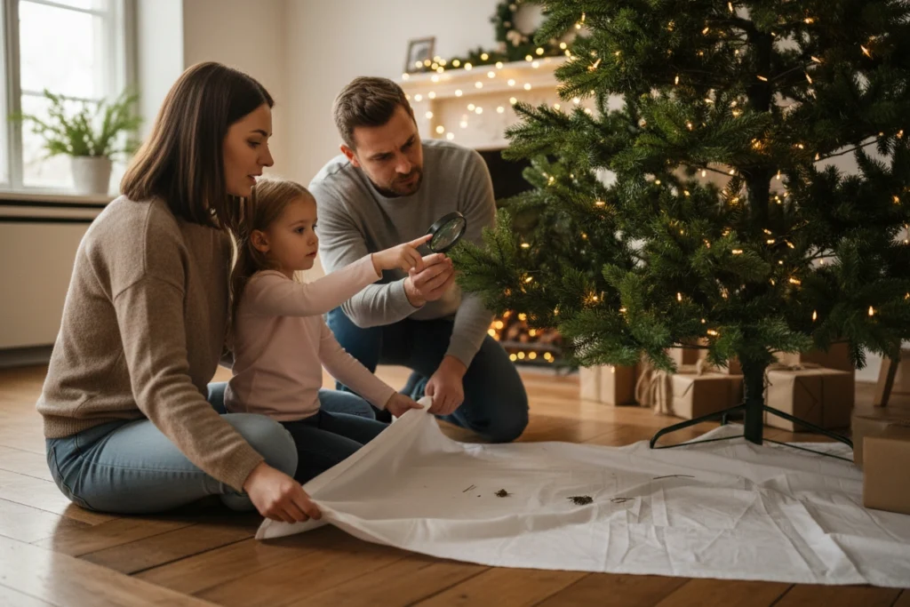 Bringing Home a Real Christmas Tree? Here's How to Check It for Hitchhiking Bugs First