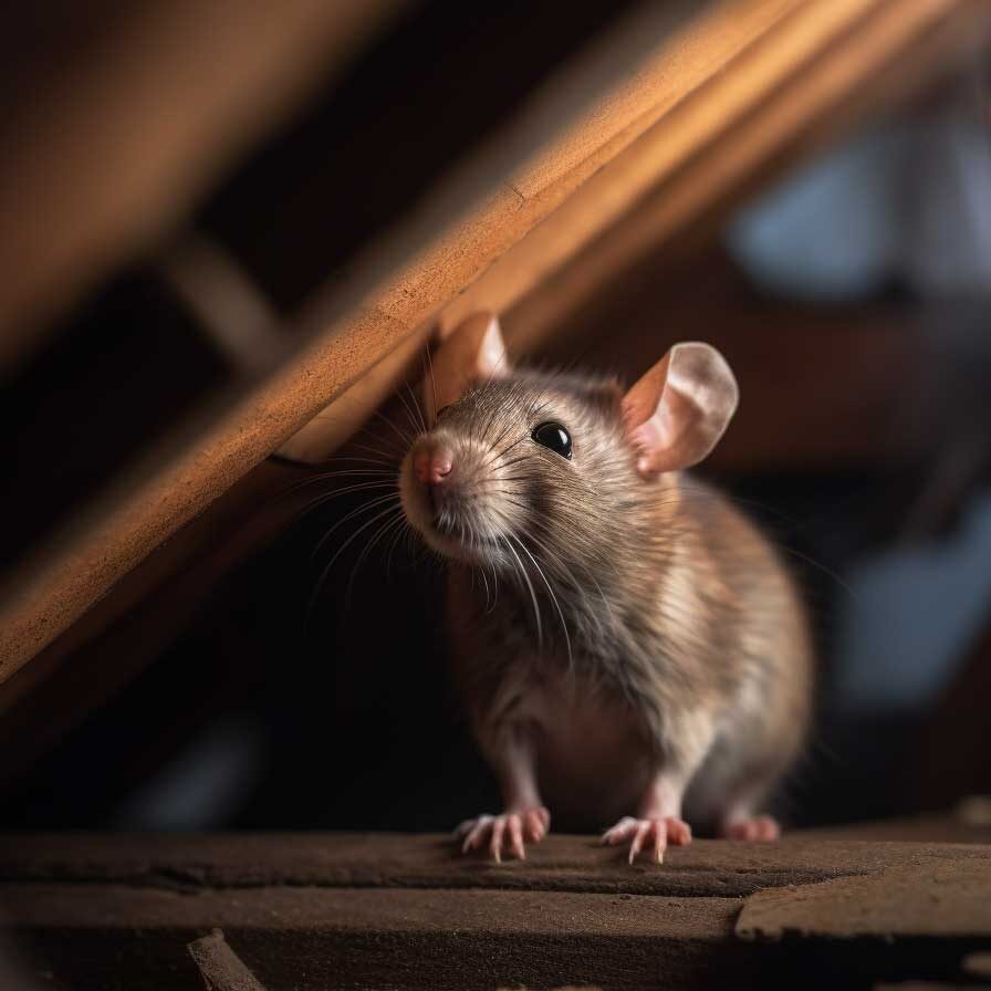 rat rat in attic